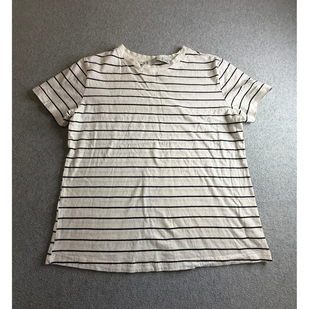 Mango MNG Striped Short Sleeve T-Shirt Small
